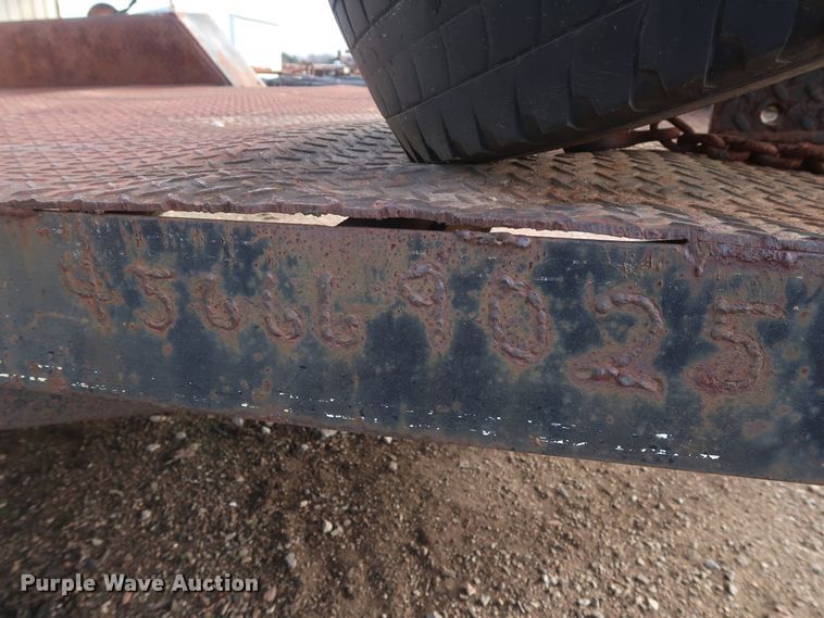 image for item DH0791 Shop built equipment trailer