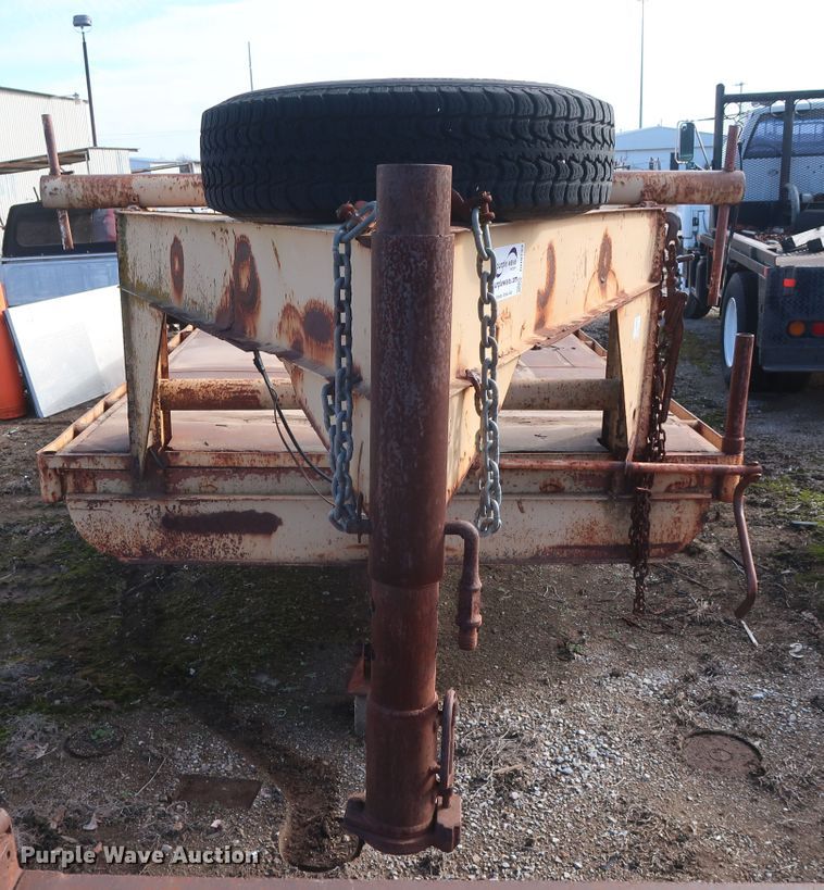 image for item DH0793 Shop built equipment trailer