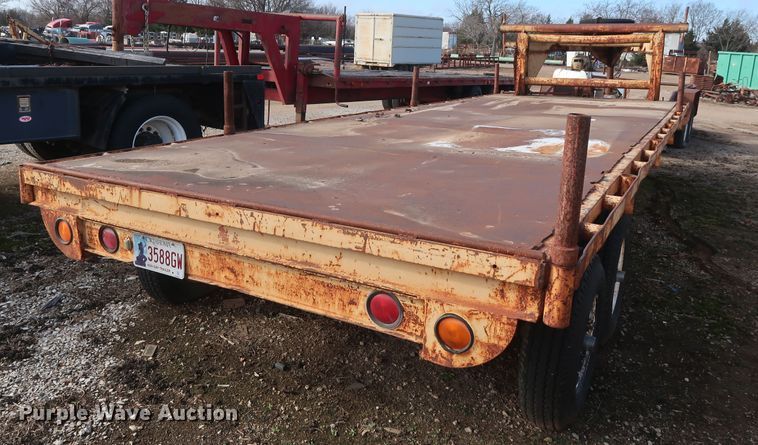 image for item DH0793 Shop built equipment trailer