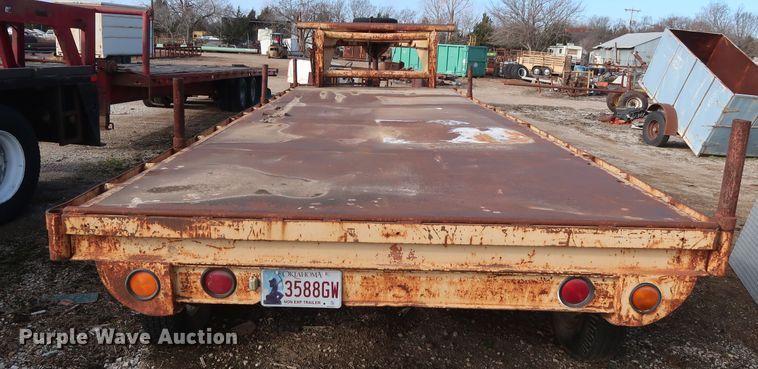 image for item DH0793 Shop built equipment trailer