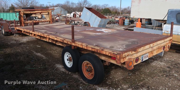 image for item DH0793 Shop built equipment trailer