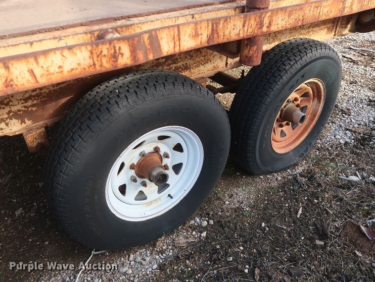 image for item DH0793 Shop built equipment trailer