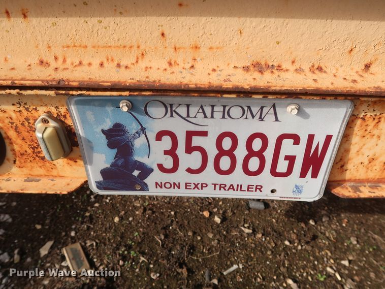 image for item DH0793 Shop built equipment trailer