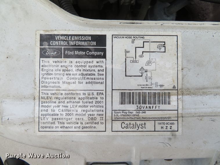 image for item DI2020 2001 Ford Taurus SE