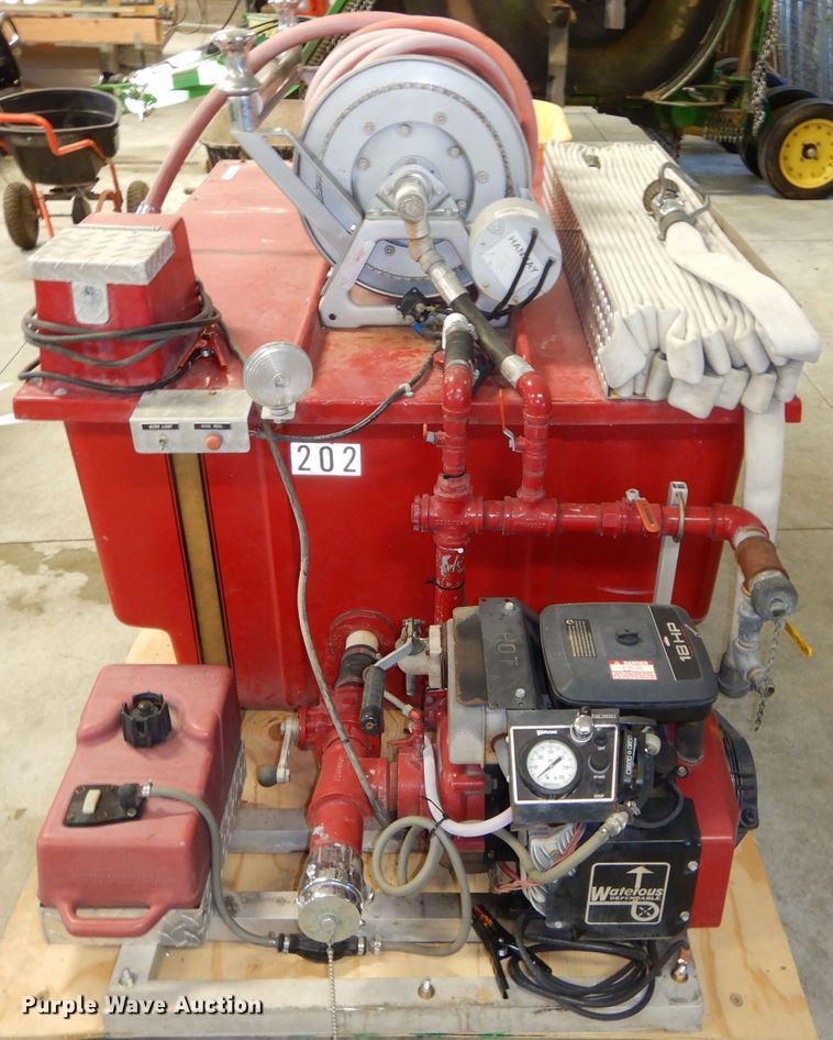 image for item DI9166 BWF 160 brush fire skid unit