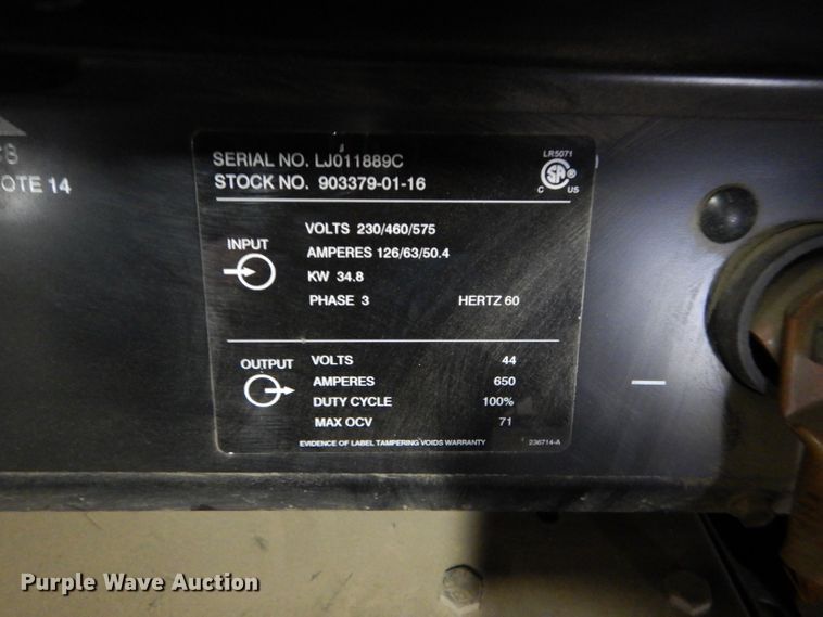image for item DI9176 Miller Dimension 652 welder