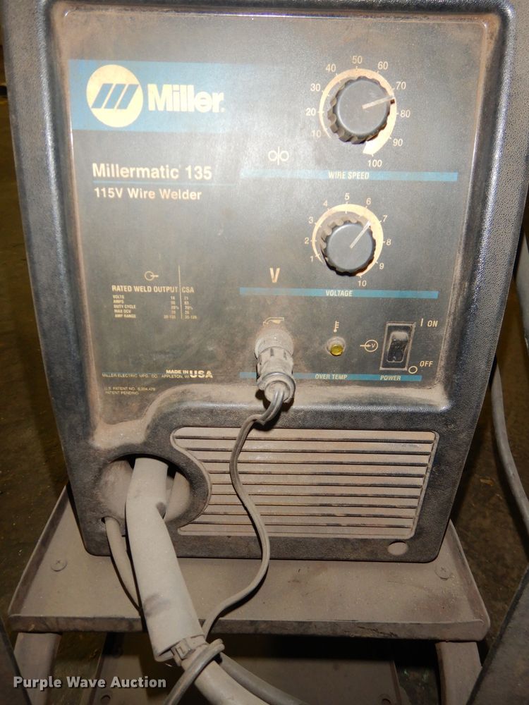 image for item DI9177 Millermatic 135 wire feed welder