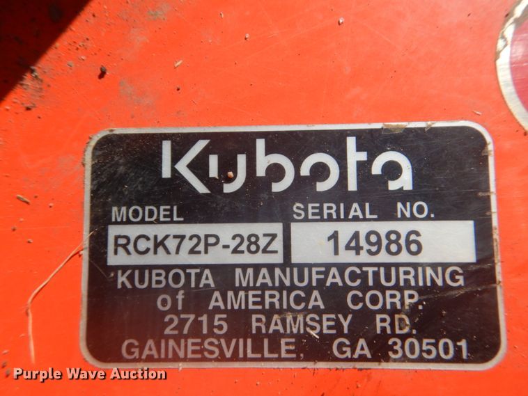 image for item FF9075 Kubota ZD28 ZTR lawn mower