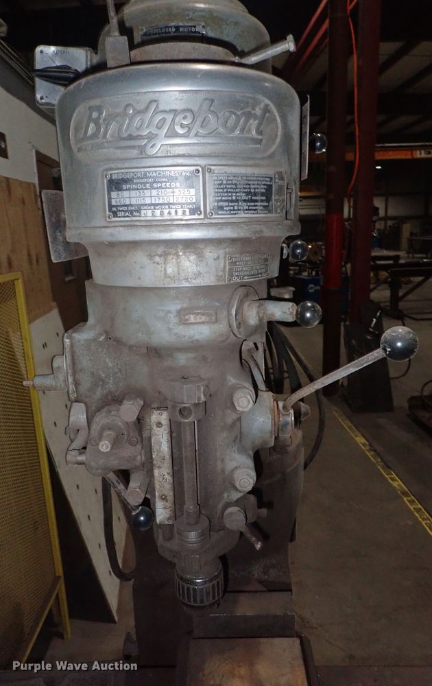 image for item FF9331 Bridgeport vertical milling machine