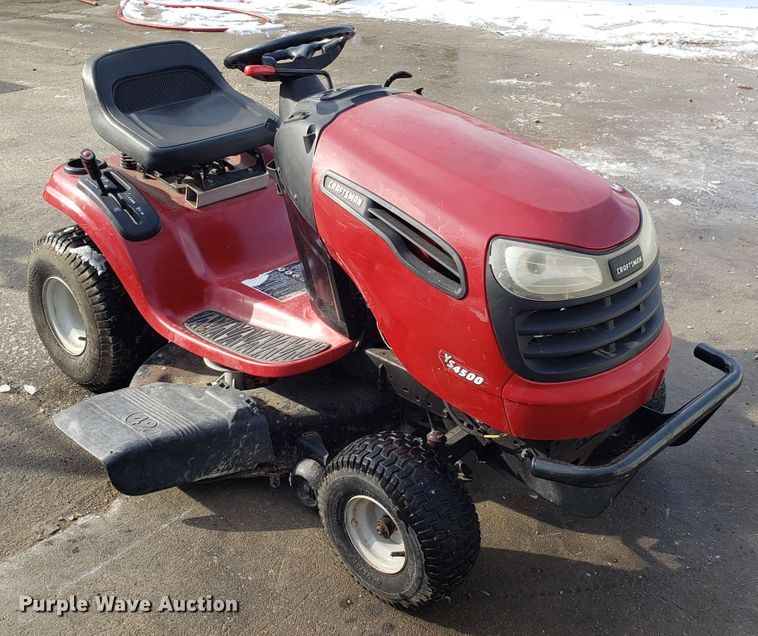 Craftsman YS4500 lawn mower in Warsaw, MO Item GA9399 sold Purple Wave