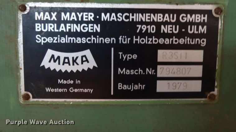 image for item GA9406 Maka R3S11 door machine