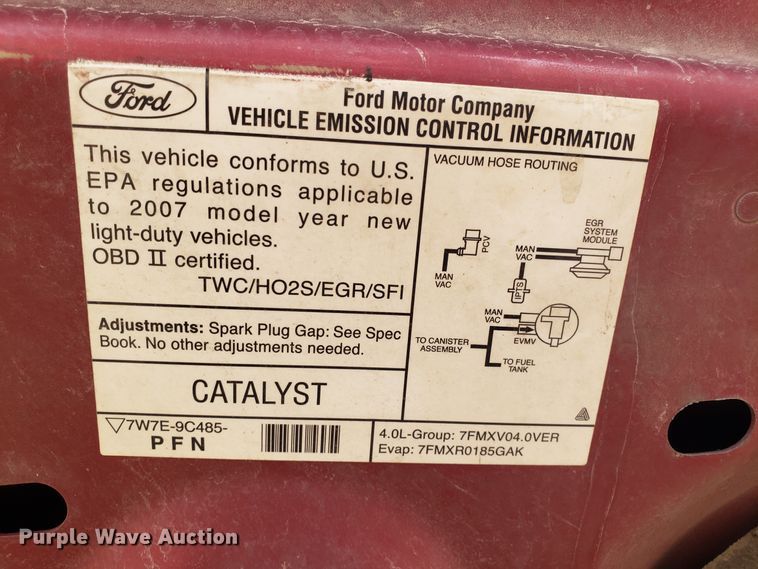 image for item GA9447 2007 Ford Mustang