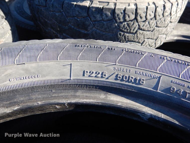 image for item GB9624 Approximately 200 tires