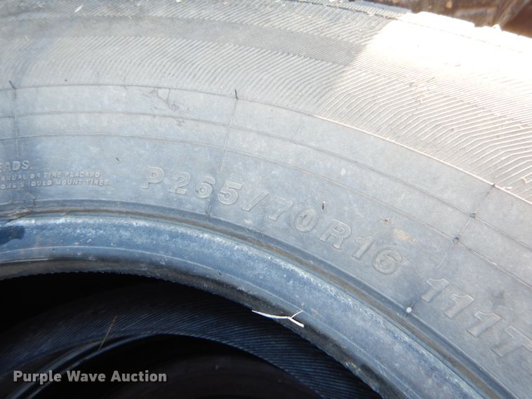 image for item GB9624 Approximately 200 tires