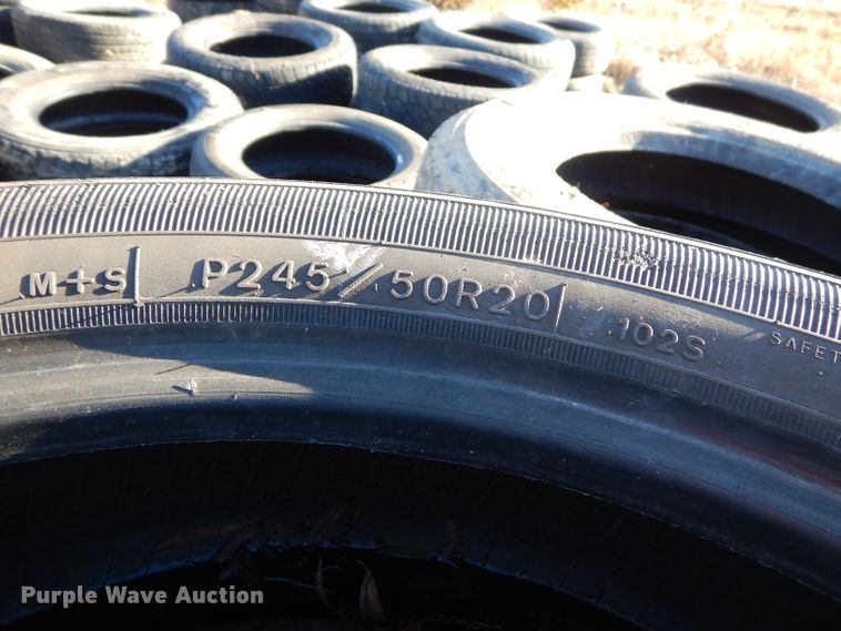 image for item GB9624 Approximately 200 tires