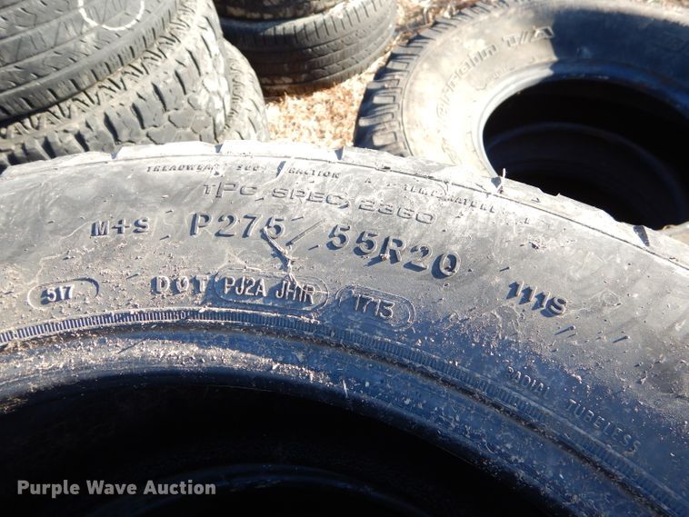 image for item GB9624 Approximately 200 tires