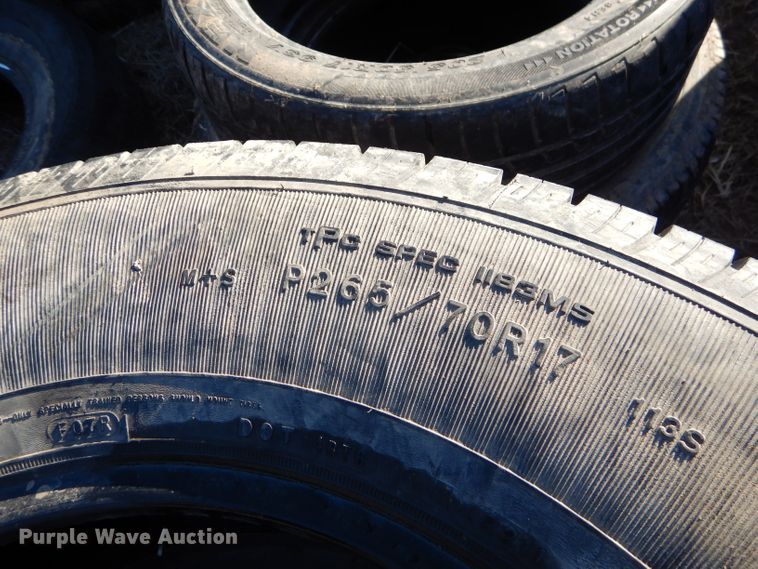 image for item GB9624 Approximately 200 tires