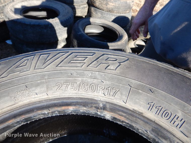 image for item GB9624 Approximately 200 tires