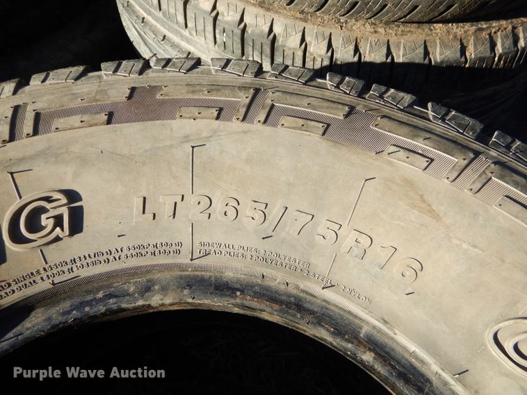 image for item GB9624 Approximately 200 tires