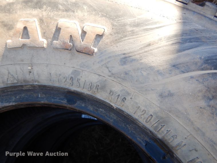 image for item GB9624 Approximately 200 tires