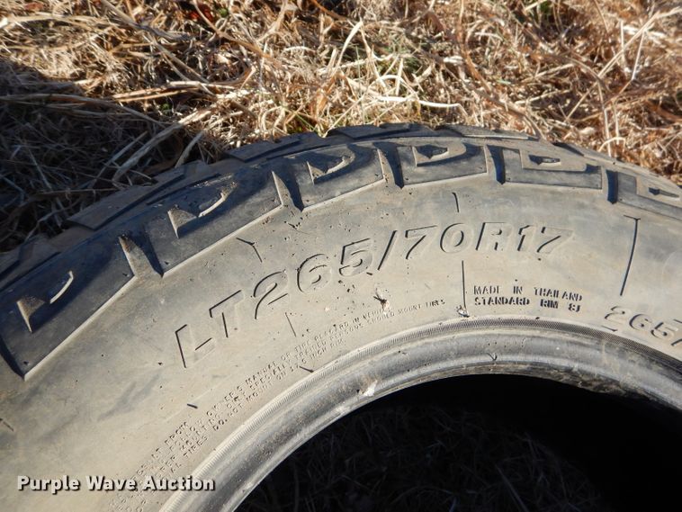 image for item GB9624 Approximately 200 tires