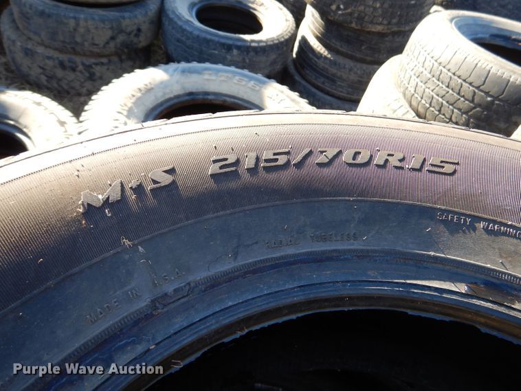 image for item GB9624 Approximately 200 tires