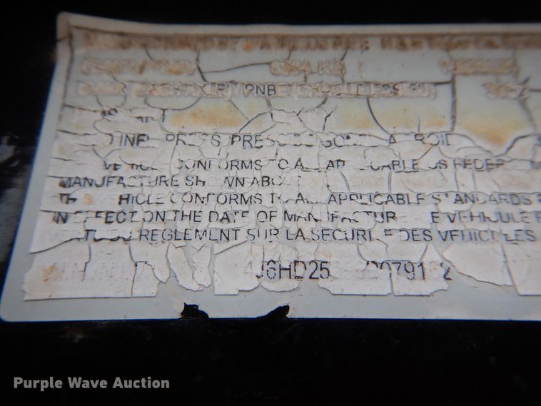 image for item GE9612 2006 H&H Trailer HD252 equipment trailer