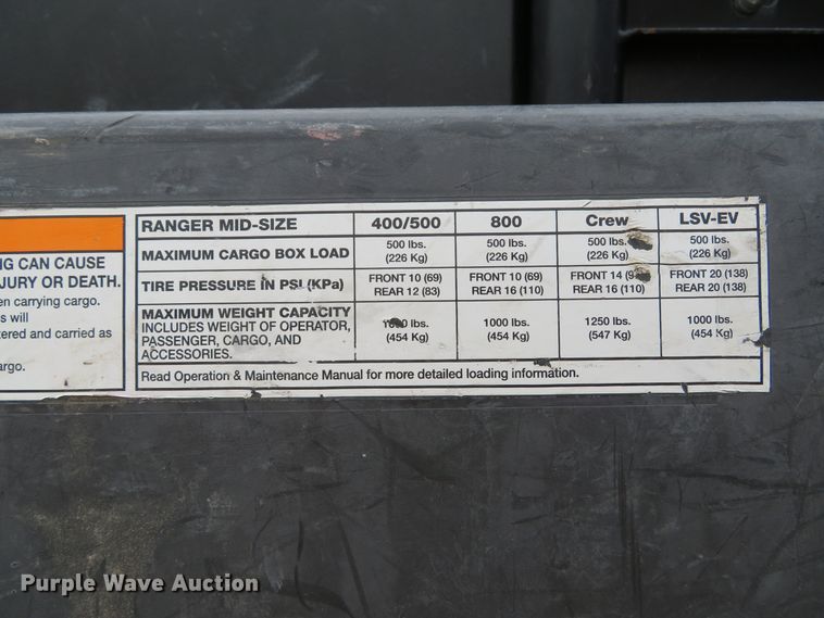 image for item GI9047 2013 Polaris Ranger Crew utility vehicle