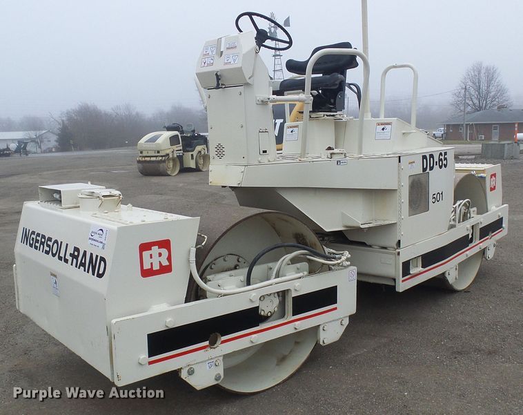 image for item DD1974 Ingersoll Rand DD65 double drum vibratory roller