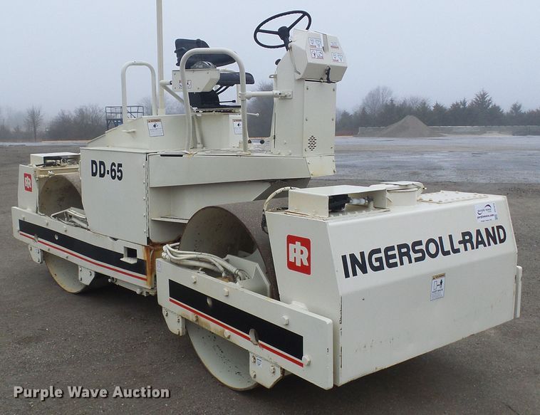 image for item DD1974 Ingersoll Rand DD65 double drum vibratory roller