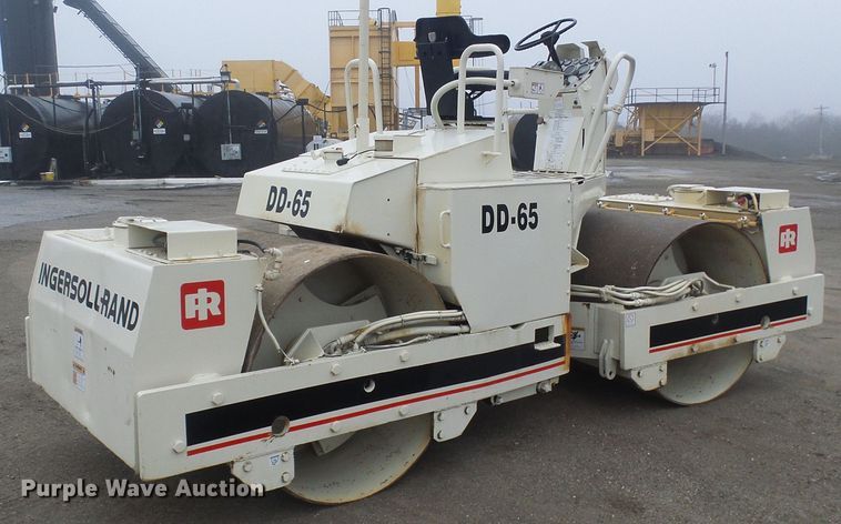 image for item DD1974 Ingersoll Rand DD65 double drum vibratory roller