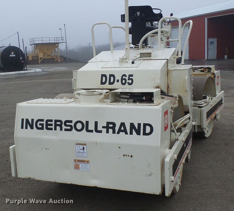 image for item DD1974 Ingersoll Rand DD65 double drum vibratory roller
