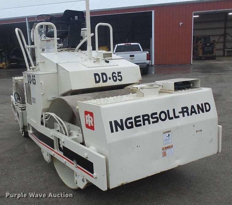 image for item DD1974 Ingersoll Rand DD65 double drum vibratory roller