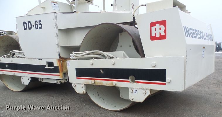 image for item DD1974 Ingersoll Rand DD65 double drum vibratory roller