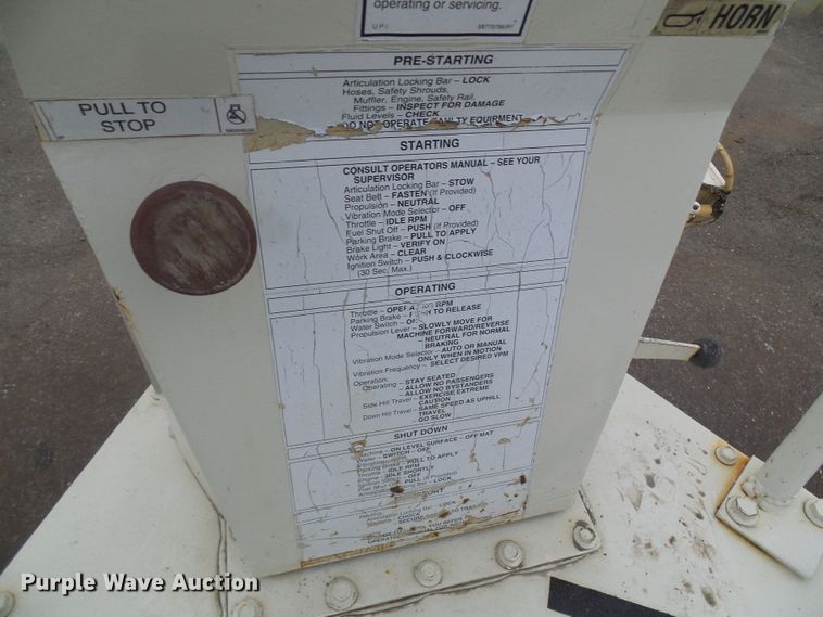 image for item DD1974 Ingersoll Rand DD65 double drum vibratory roller