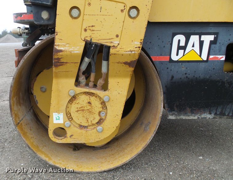 image for item DD1975 2001 Caterpillar CB-334D double drum vibratory roller