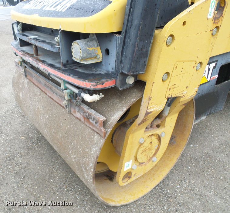 image for item DD1975 2001 Caterpillar CB-334D double drum vibratory roller