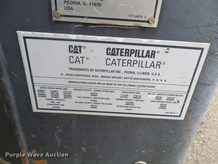 image for item DD1975 2001 Caterpillar CB-334D double drum vibratory roller