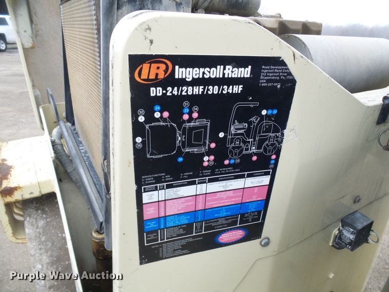 image for item DD1976 Ingersoll Rand DD30 double drum vibratory roller