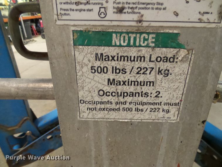 image for item DD1983 2007 Genie TZ50 boom lift