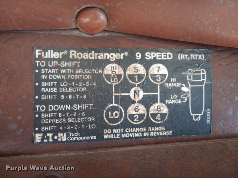 image for item DD3023 1985 White WCM dump truck