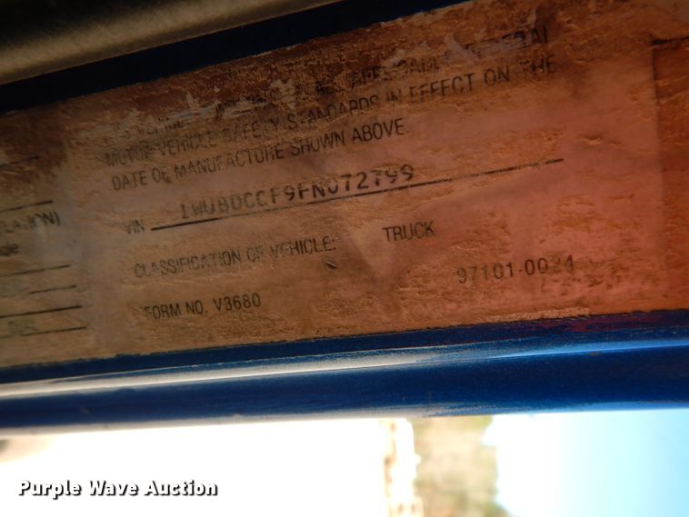 image for item DD3023 1985 White WCM dump truck