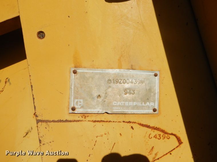 image for item DE1347 1987 Caterpillar 943 track loader