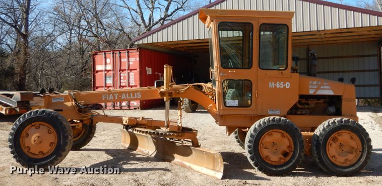 image for item DH5070 1977 Fiat-Allis M65D rigid frame motor grader