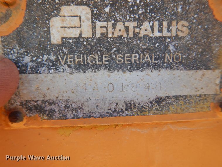 image for item DH5070 1977 Fiat-Allis M65D rigid frame motor grader