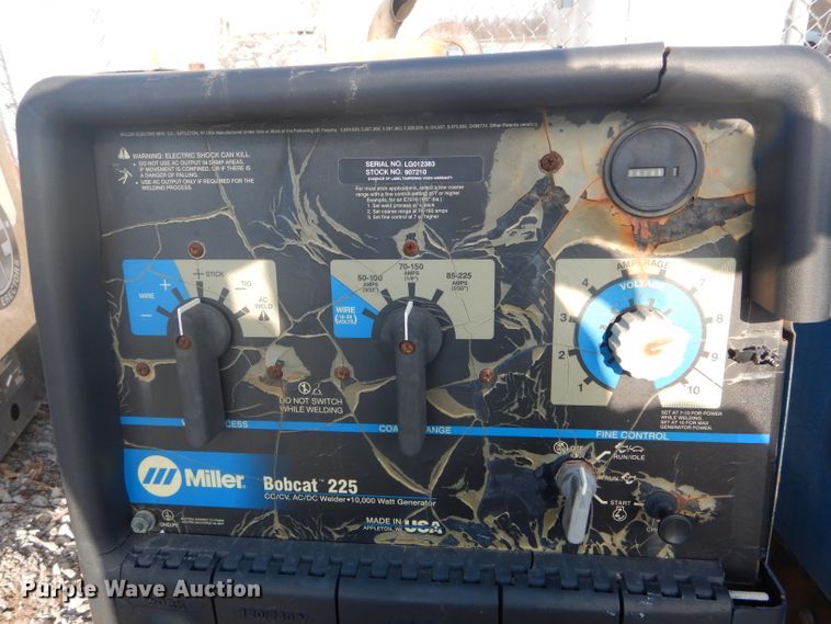 image for item DH6277 Miller Bobcat 225 welder/generator
