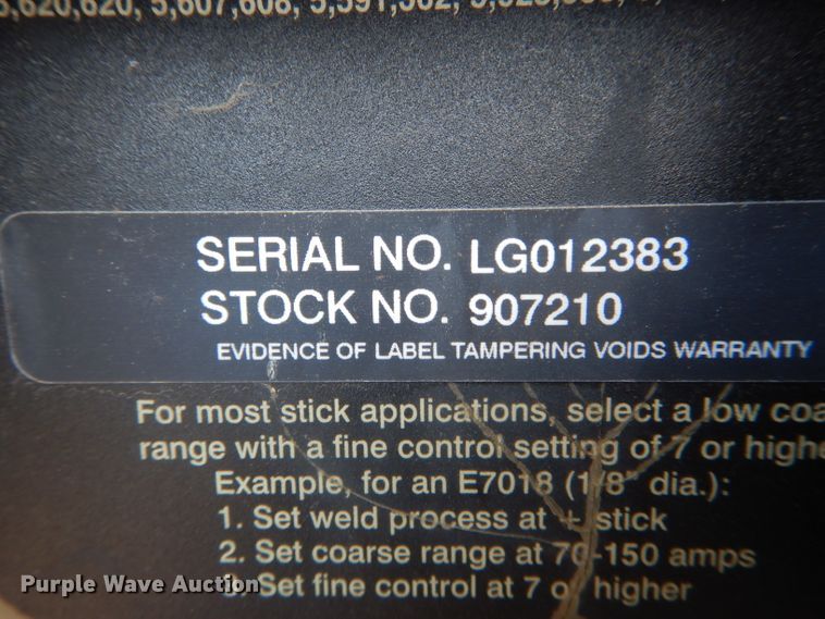 image for item DH6277 Miller Bobcat 225 welder/generator