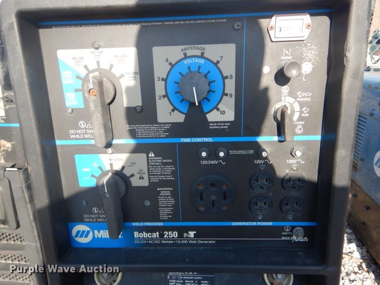 image for item DH6278 Miller Bobcat 250 welder