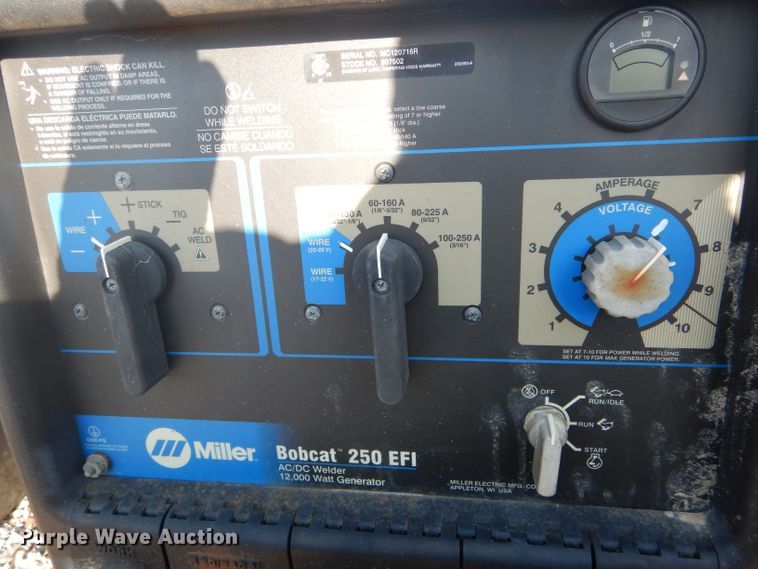 image for item DH6280 Miller Bobcat 250EFI AC/DC welder
