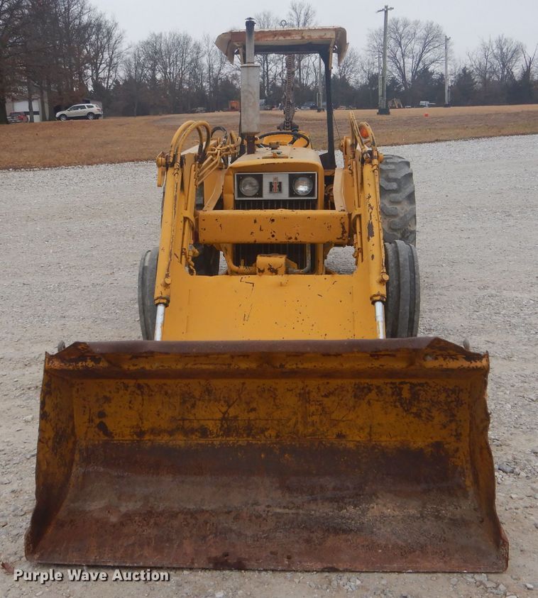 image for item DH6295 International 2444 tractor with trencher